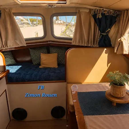 Houseboat Cosy Et Atypique A Le Zimon * Rouen